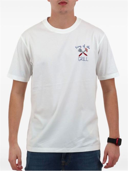 T-shirt uomo Denver bianca MC2 SAINT BARTH | PORTOFINO04334L